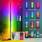 RGBW Colour Changing LED Floor Light Minimalist Mood Lamp Corner Stand w/ Remote