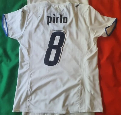 Super Rare Puma 2006 Italy Player Issue Andrea Pirlo Away Jersey Maglia Italia