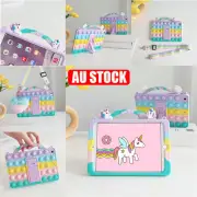 For Samsung Galaxy Tab A9 Plus A9+ 11" Case Kids Friendly Shockproof Strap Cover