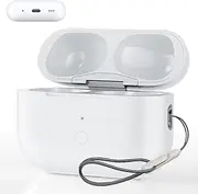 Wireless Charging Case Compatible for AirPods Pro 1st & 2nd Generation with USB-C Charging, Air Pod Pro &pro 2 Charger Case Replacement with Bluetooth Pairing Sync Button (USB-C Port)