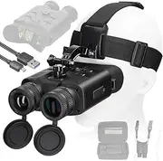 SUZLAZYR Head-Mounted Night Vision Goggles - Night Vision Binoculars for Adults, Hands Free Night Vision Scope, 8X Digital Zoom, 1640FT Viewing Range Military Tactical Gear