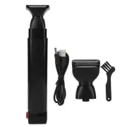 USB Electric Back Shaver For Men Foldable Handle Body Hair Removal Razor Wet Dry