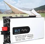 Pure Sine Wave Powe Inverter 10000W Car Power Inverter 12000W Converter DC 24V 48V 60V 72V to AC 220V Transformer Solar Inverter for Home Rv Solar System,24V-10000W
