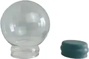 Home Decoration DIY Empty Glass Snow Globe Water Globe Accessories Kit (D45mm)