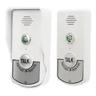 Wireless Intercom Doorbells 1000m Distance Excellent Chip White Voice Interc AU