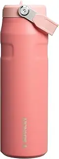 Stanley IceFlow Flip Straw 2.0 Water Bottle 24 oz | Built-in Straw for Travel and Sports | Lightweight and Leak Resistant | Insulated Stainless Steel | BPA-Free | Terracotta