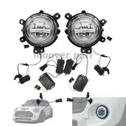 Pair LED Front Bumper Left & Right Fog Light Lamp For BMW MINI F56