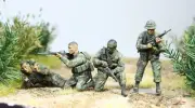 (Pre-Order) US Marines Recon team (04 figures) Vietnam war 1:35 Pro Built Model