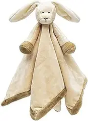 Teddykompaniet Båstad 13722 Baby Comforter Toy Blanket Bunny Diinglisar Beige - Rabbit Security Blanket - Soother Stuffed Plush Animal Blankies for Newborn and Toddler, Girl and Boy