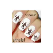 Krampus Christmas Gothmas Holiday Devil Nails Xmas Nail Art Salon Polish Gift