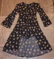 Art Class Size Small (6/6X) Shorts Romper/Dress in Back Long Bell Sleeve