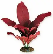 20cm Medium Amazon Red Aquarium Plant Silk for Fish Tanks and Aquariums by Aqua One