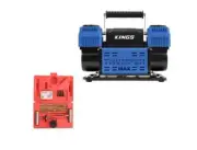 Thumper Portable Max Dual Air Compressor 300L/min 12V + Hercules Tyre Repair Kit