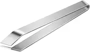 TopHomer 2 Pcs Fish Bone Tweezers, Stainless Steel Flat Tweezers Clip Bone Remover Puller Tweezer Tongs Pick-Up Craft Tool for Cooking Food