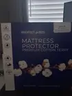 PROTECT-A-BED Twin XL/Split King Premium Cotton Terry Waterproof , NWT