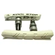 Kool Stop BMX Threaded Brake Pads — KSBMXW / White [2pc] —AUS STOCK— Bike Shoe