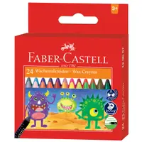 在飛比找蝦皮購物優惠-德國Faber-Castell 大眼星球無毒蠟筆24色