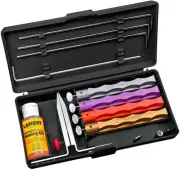 Lansky 4-Stone Deluxe Diamond System / Precision Knife Sharpening Kit - USA