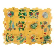 Dinosaur Puzzle Track Car Play Set DIY Assembling Develop Logical Thinking EA