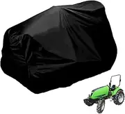 Lawn Mower Cover Waterproof Heavy Duty - Waterproof Lawn Tractor Cover,UV Resistant, Dustproof Protective Accessories With Storage Bag for Outdoor, Garden