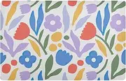 Joisal Colorful Flower Inside Door Mats Non-Slip Welcome Mat Funny, Small Rugs 32" x 20"