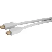 PRO2 LC6190 Mini Displayport Lead - 2M Mini Display Port Plug To Plug Mini Displayport 20-Pin Plug
