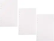 BCOATH 135 Sheets Dotted Loose Leaf Refill Paper Notebook Replacement for Journaling Note Taking and Sketching Smooth Surface for School and Daily Use