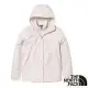 【The North Face】女新款 防水透氣防風耐磨連帽二件式外套(亞洲版型)/7QW6-P4K 白色