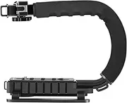 Video Action Stabilizing Handle | Video Recording Stabilizer | Camera Handle Grip | Stabilizing Grip with Cold-Shoe Mount, Camera Grip C-Shaped Handheld Stabilizer for Camera Camcorder