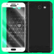 Premium Real Screen Protector TPU Case for AT&T Samsung Galaxy J3 2017 SM-J327A