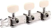 Kisangel 2pcs Classical Guitar Tuner Keys Spacing Tuning Pegs for Acoustic Guitar Buttons Easy to Use Replacement Machine Heads
