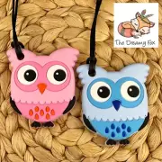 Autism Chewy Necklace - Chewie Tube Sensory Chew ASD ADHD SPD Owl