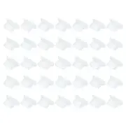 50pcs Phone Micro USB Port Plugs Covers Dust Protector for Micro USB End, Clear