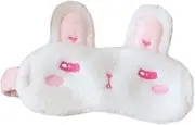 GOOHOCHY Plush Rabbit Ear Sleep Mask Skin Friendly Eye Cover for Comfortable Naps Washable Blindfold for Travel Sleep and Light Disturbance Friends and Family