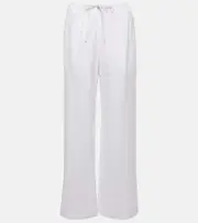 [The Row] The Row Jugi cotton wide-leg pants AU 12 white
