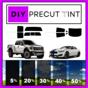 DIY PreCut Nano Carbon Window Tint Kit Fits ANY FORD 00-25 ALL REAR Windows (for: Ford)