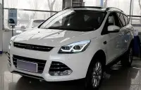 在飛比找Yahoo!奇摩拍賣優惠-福特 FORD KUGA 雙L型導光 日行燈 +LED燈眉方