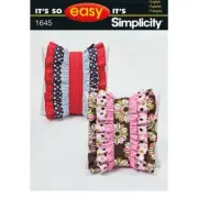 Simplicity Sewing Pattern 1645 Pillow Detachable Ruffle