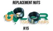 Size H-15 1.7/16-14TPI pair of nuts to adjustable expanding reamers 38 to 46mm