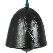 Japanese Furin Wind Chime Nambu Cast Iron Iwachu Black Willow, Made in Japan