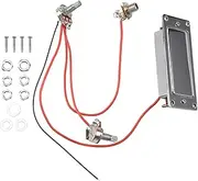 Aswalling Electric Guitar Prewired Double Coil Humbucker Guitar Pickup Harness Kit with 500K Potentiometer Volume Tone Pots