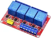 12V 4 Channel High/Low Relay Module with Optocoupler