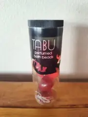 Vintage TABU Perfumed Bath Beads Heart Shaped 1.75oz 1521-93