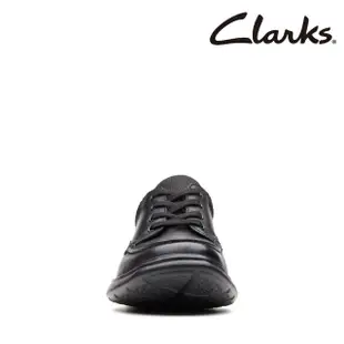 【Clarks】男鞋 Cotrell Edge 全皮面寬楦綁帶輕量休閒鞋(CLM37385C)