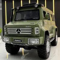 在飛比找蝦皮購物優惠-新好地本本 1:28 Unimog 合金公路坦克模型,聲音,