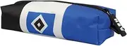 HSV Hamburger SV Pencil Case Block Stripes, Blue/White/Black, Modern