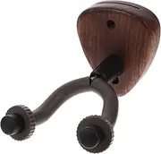SWOOMEY Guitar Wall Hanging Hook Walnut Wood Acoustic Guitar Stand Wall Mount Hanger Space Efficient Display System