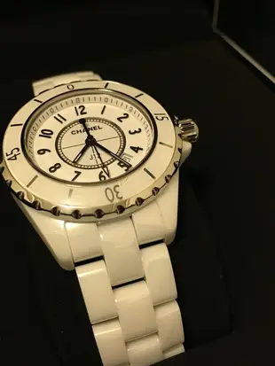 🎉賀成交🎉Chanel 香奈兒 J12 白色陶瓷錶 真品 型號 H0968 二手可面交