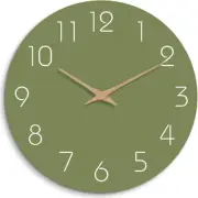 Mosewa Modern Wall Clock - Silent Non-Ticking 12 Inch Wall Clocks Battery
