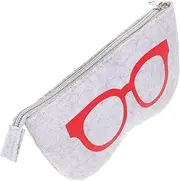 [ROMISBABA] Tassel Eyeglasses Storage Bag Stylish Zipper Pouch for Sunglasses Eyewear Durable Soft Material present for Women Creative Pink Fashion Container